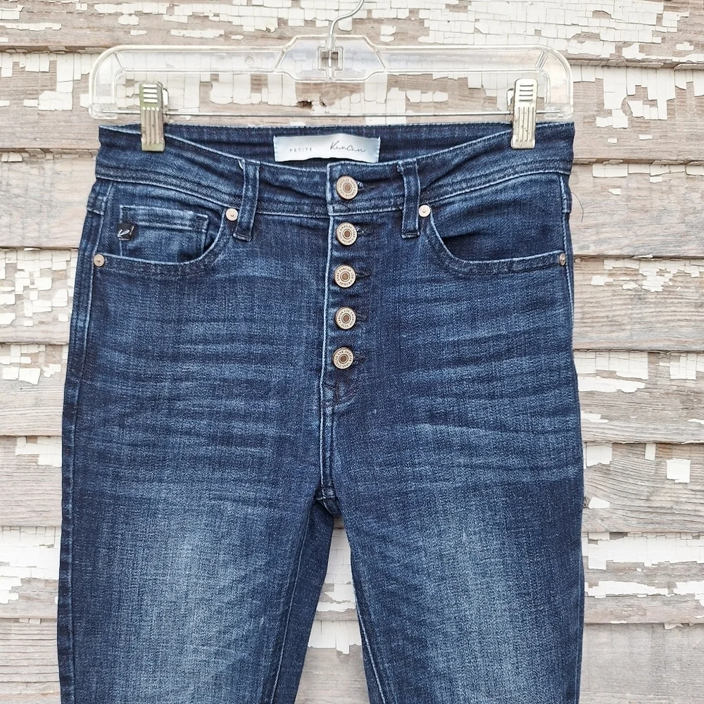 Kancan Blaire High Rise Bootcut Jeans (Petite) Size 26 X 31 - Picture 2 of 8
